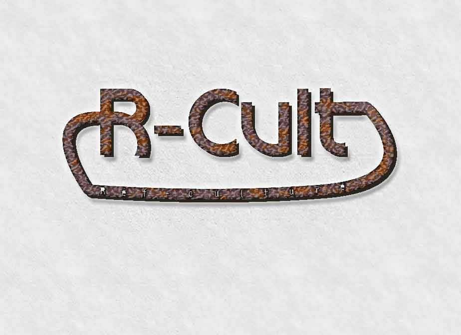 Maquette du logo de Ref-Culture pour enseigne en tôle découpée