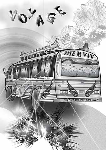 Tap-tap Kite m viv qui traverse des explosions et des echanges de tirs