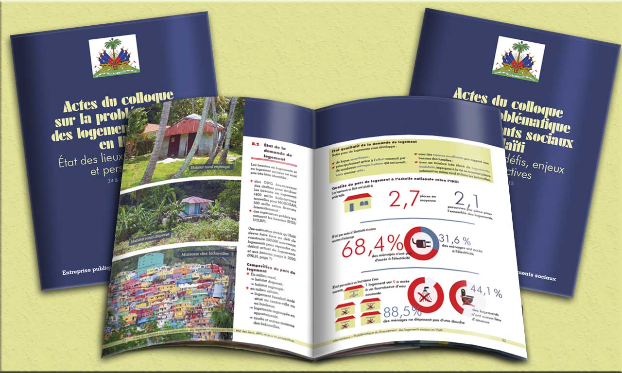 Actes du Colloque sur la problématique des logements sociaux en Haïti